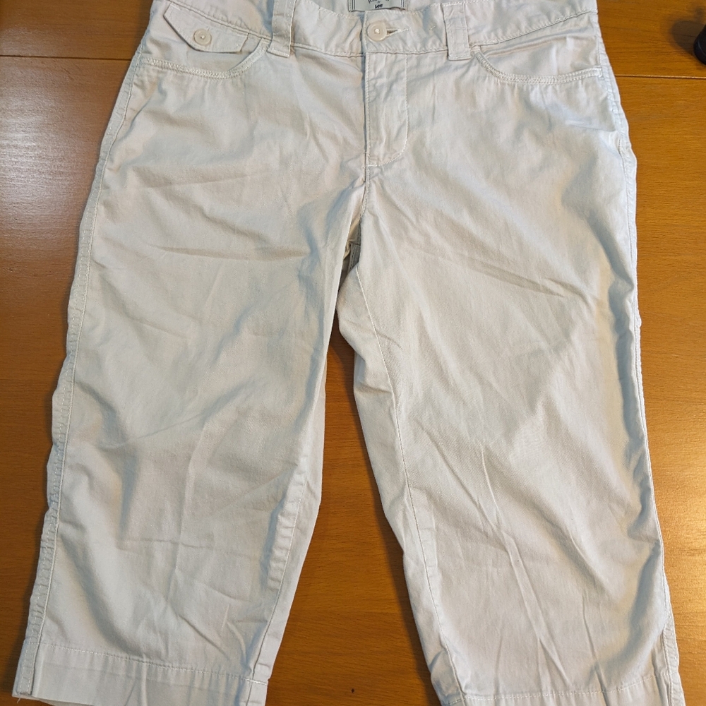 LEE Rider Capri Midrise Cargo Size 12
